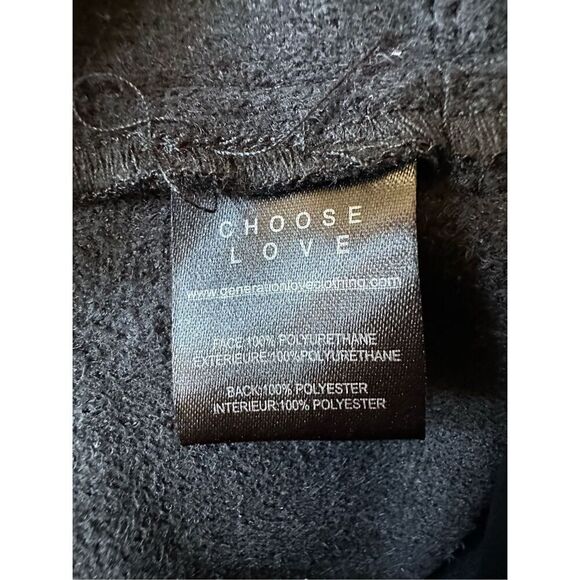 Generation Love Ari Vegan Leather Cargo with Rhinestone Buttons Skirt Black Size - Picture 8 of 9